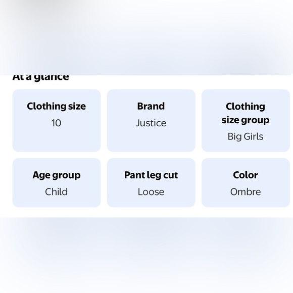 Justice Ombré jeans. NWT! - Picture 8 of 8